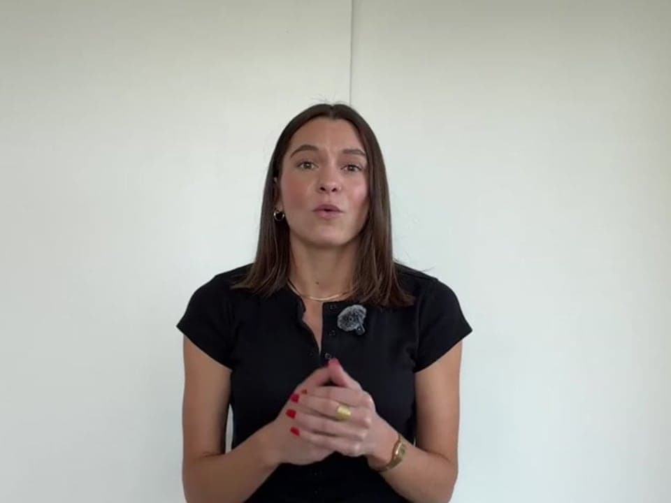 Lauren teaching Regulate on video, in the program